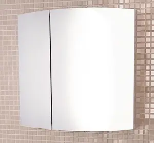 Шкаф-зеркало Comforty Лаура 60-2 белый 00003119850CF Шкаф-зеркало Comforty Лаура 60-2 белый 00003119850CF, 3