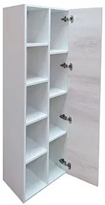 Шкаф-пенал подвесной Comforty Прага 45 дуб белый/белый 00004136272CF Шкаф-пенал подвесной Comforty Прага 45 дуб белый/белый 00004136272CF, 3