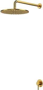 Смеситель для душа скрытого монтажа WHITECROSS Y brushed gold золото брашированное YSET01GLB, 1