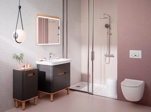 Клавиша смыва для унитаза VitrA Sirius 740-0485 кнопки/хром матовый, кольца/хром глянцевый