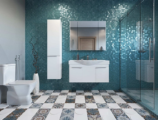 Тумба под умывальник подвесная Aquaton Беверли 100 белый 1A236701BV010