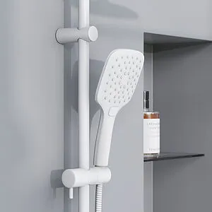 Душевая система без смесителя Damixa Eclipse белый матовый 931000200, 5