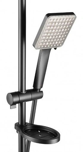 Душевая система без смесителя Swedbe Hermes чёрный матовый 5105B