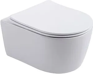 Унитаз подвесной безободковый Aquanet Smart Rimless белый SMART W Унитаз подвесной безободковый Aquanet Smart Rimless белый SMART W, 5