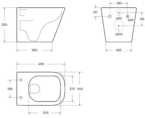 Унитаз подвесной безободковый BelBagno Ardente-R белый BB520CHR