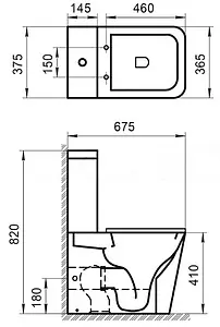 Чаша унитаза BelBagno Ardente-R белый BB02093CPR, 2