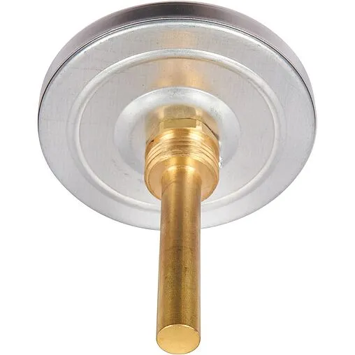 Термометр биметаллический Rommer 80мм 120°С гильза 75мм ½&quot; RIM-0001-807515