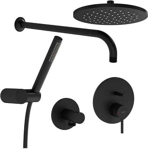 Душевая система со смесителем для душа VitrA Origin чёрный матовый A4926636EXP