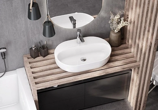 Раковина Santek Одри 42 Round белый 1WH501710