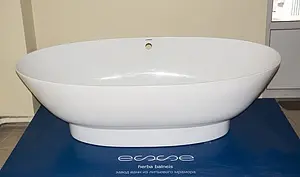 Ванна отдельностоящая из искусственного камня Esse Barbados 181.5x87.5 белый EBAR1800 Ванна отдельностоящая из искусственного камня Esse Barbados 181.5x87.5 белый EBAR1800, 4