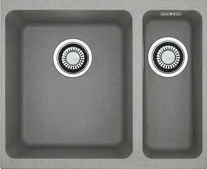 Мойка кухонная Franke Kubus KBG 160 серый камень 125.0023.793 Мойка кухонная Franke Kubus KBG 160 серый камень 125.0023.793, 1