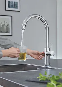 Смеситель для кухни с фильтром и встроенным нагревом воды Grohe Red II Duo хром 30079001, 5