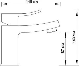 Смеситель для раковины Wasserkraft Aller белый/хром 1063WHITE Смеситель для раковины Wasserkraft Aller белый/хром 1063WHITE, 2