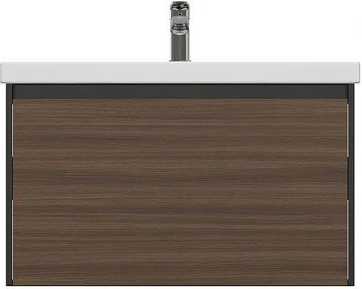 Тумба-умывальник подвесная Cersanit Grande 80 чёрный орех 64760+S-UM-COM80/1-w