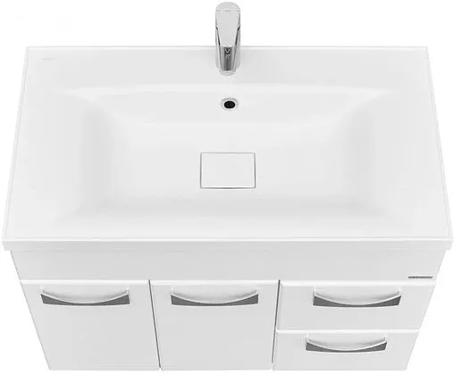 Тумба-умывальник подвесная Aquaton Диор 80 белый 1A1678K3DR010