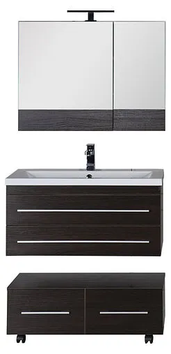 Шкаф-зеркало Aquanet Нота 90 L венге 00159110 Шкаф-зеркало Aquanet Нота 90 L венге 00159110