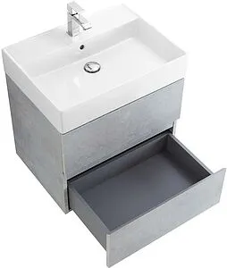 Тумба-умывальник подвесная Cezares Molveno 46 60 Beton MOLVENO 46-60-2C-SO-BET+CZR-MIL-60-LVB Тумба-умывальник подвесная Cezares Molveno 46 60 Beton MOLVENO 46-60-2C-SO-BET+CZR-MIL-60-LVB, 4