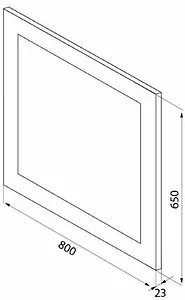 Зеркало с подсветкой IDDIS Torr 80 с подогревом дерево TOR8000i98 Зеркало с подсветкой IDDIS Torr 80 с подогревом дерево TOR8000i98, 2