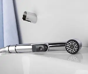 Смеситель для раковины с гигиеническим душем Wasserkraft Aller хром 1068 Смеситель для раковины с гигиеническим душем Wasserkraft Aller хром 1068, 3