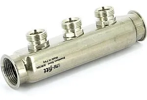Коллектор распределительный проходной 3 отвода 1&quot;в/в x ¾&quot;ек Uni-fitt 430I4303, 4