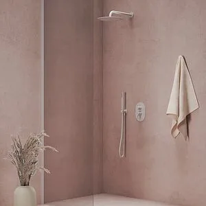 Смеситель для душа скрытого монтажа Ravak Espirit белый матовый X070251, 3