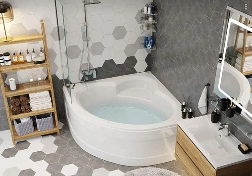 Ванна акриловая Vagnerplast Mini Catalina 125x125 VPBA125CTM3X-04