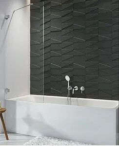 Шторка на ванну 600мм прозрачное стекло Radaway Euphoria PNJ 60 10007060-01-01, 1