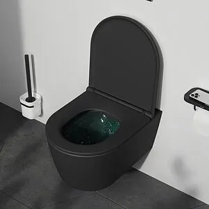 Унитаз подвесной безободковый Am.Pm Func FlashClean черный матовый C8F1700MBSC Унитаз подвесной безободковый Am.Pm Func FlashClean черный матовый C8F1700MBSC, 4