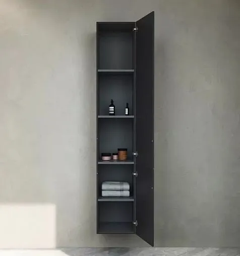 Шкаф-пенал подвесной Am.Pm Gem 30 R чёрный матовый M90CHR0306BM