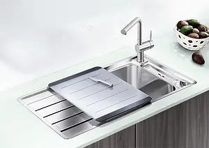 Смеситель для кухни с выдвижным изливом Blanco Linus-S нержавеющая сталь 517184, 3