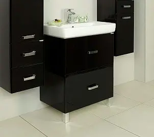 Тумба-умывальник напольная Aquaton Америна 70 H чёрный 1A1693K1AM950, 5