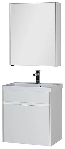 Шкаф-зеркало Aquanet Латина 60 R белый 00179942