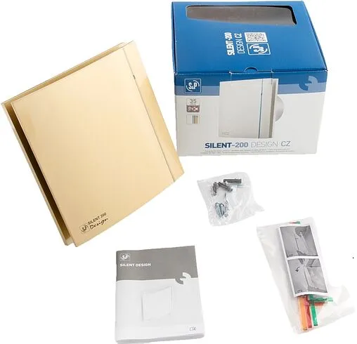 Вентилятор вытяжной Soler &amp; Palau SILENT-200 CZ GOLD DESIGN 4C