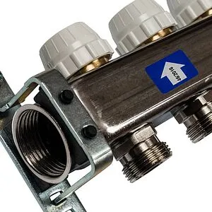 Группа коллекторная с расходомерами 6 отводов 1&quot;в/в x ¾&quot;ек Stout SMS 0917 000006, 5