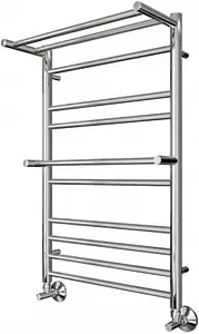 Полотенцесушитель водяной лесенка Lemark Pramen П10 500x800 полированная сталь LM33810 Полотенцесушитель водяной лесенка Lemark Pramen П10 500x800 полированная сталь LM33810, 1