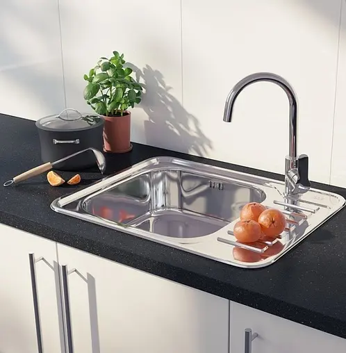 Мойка кухонная IDDIS Barse 65 L хром BAR65PLi77