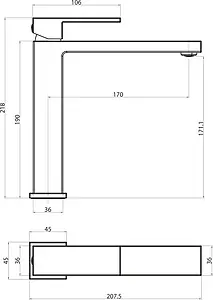 Смеситель для раковины BelBagno Magna хром MAG-LMC-CRM Смеситель для раковины BelBagno Magna хром MAG-LMC-CRM, 2