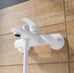 Смеситель для ванны IDDIS Ray белый матовый RAYWT02i02 Смеситель для ванны IDDIS Ray белый матовый RAYWT02i02, 4