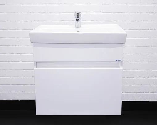 Тумба под умывальник подвесная Айсберг Енисей 60 белый DA3009T