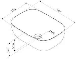 Раковина Am.Pm Func 45 белый M8FWCC10450WG Раковина Am.Pm Func 45 белый M8FWCC10450WG, 2