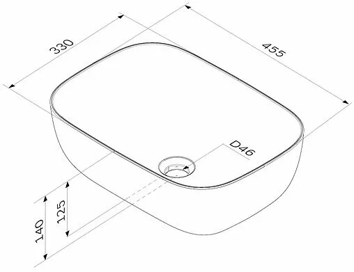 Раковина Am.Pm Func 45 белый M8FWCC10450WG