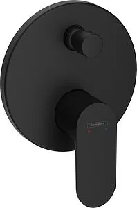 Смеситель для ванны скрытого монтажа Hansgrohe Rebris S чёрный матовый 72466670, 1