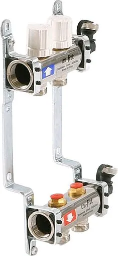 Группа коллекторная распределительная 2 отвода 1&quot;в/в x ¾&quot;ек Uni-fitt 451I4302