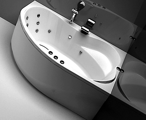 Ванна акриловая Aquanet Capri 170x110 R 00203922