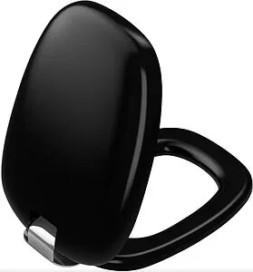 Крышка-сиденье для унитаза с микролифтом VitrA Plural черный матовый 126-483-009 Крышка-сиденье для унитаза с микролифтом VitrA Plural черный матовый 126-483-009, 1