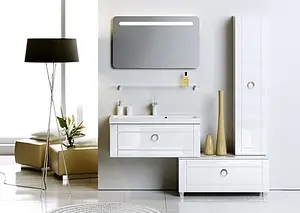 Тумба-умывальник подвесная Aqwella Infinity 100 белый Inf.01.10/001+Inf.10.04.D Тумба-умывальник подвесная Aqwella Infinity 100 белый Inf.01.10/001+Inf.10.04.D, 2