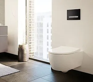 Унитаз подвесной безободковый Geberit iCon Rimfree белый 500.784.01.1 Унитаз подвесной безободковый Geberit iCon Rimfree белый 500.784.01.1, 3