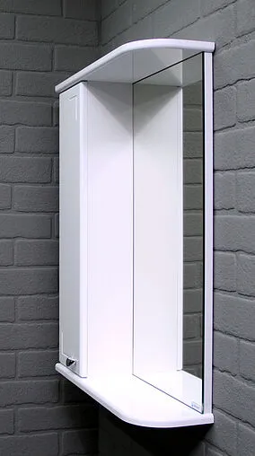 Шкаф-зеркало Айсберг Классик 50 L белый DA1048HZ