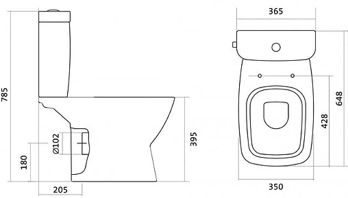 Унитаз-компакт Santek Нео белый 1WH302187