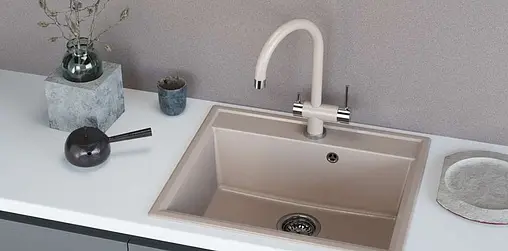 Мойка кухонная Omoikiri Daisen 77-BE ваниль 4993624